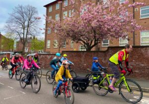 Cyclists at Cycle Sheffield's 2022 Big Ride credit Joe Dreimann
