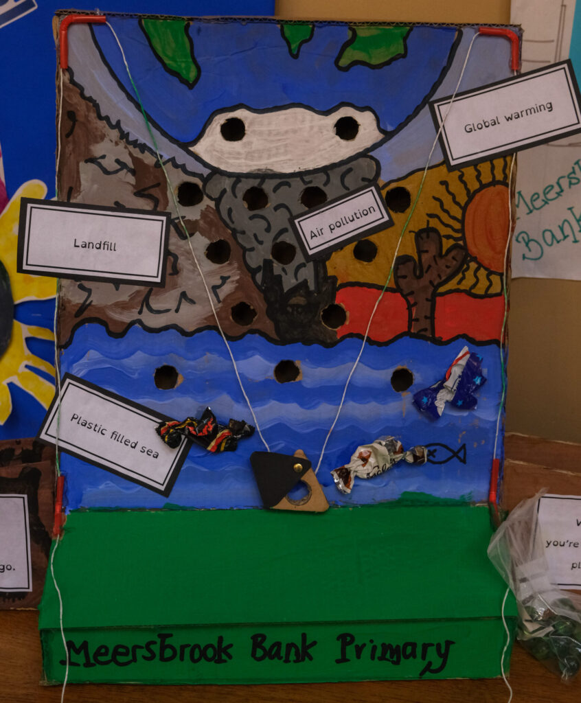 7. Meersbrook Bank won the Primary School Prize with this interactive piece of art!