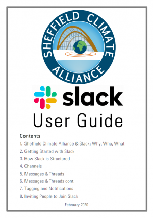 Slack User Guide Front Page